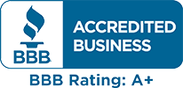 BBB Accredited Business with A Plus rating